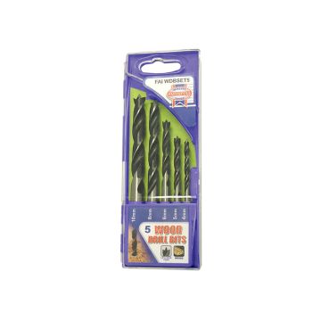 Faithfull Wood Drill Bit Set FAIWDBSET5 