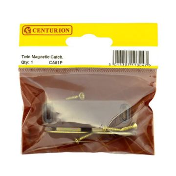 Centurion Twin Magnetic Catch Brown