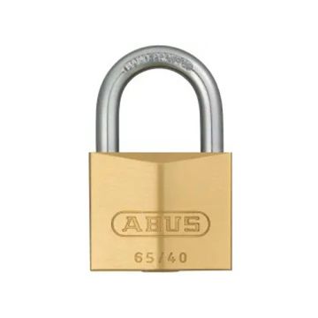 Abus Brass Padlock (Carded) ABU65/40 