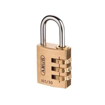 Abus Brass Combi Padlock ABU16530C