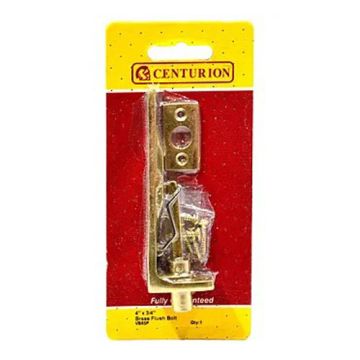 Centurion Brass Flush Bolt 100mmx19mm