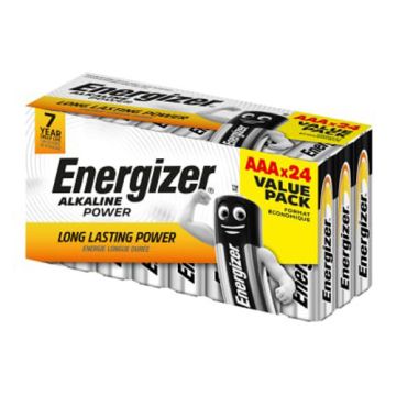 Energizer Alkaline Power Batteries 24 x AAA
