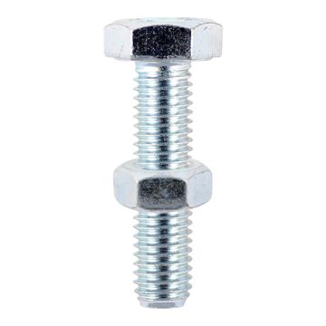 Timpac H/T Set Screws With Hex Nuts 6 x 20 