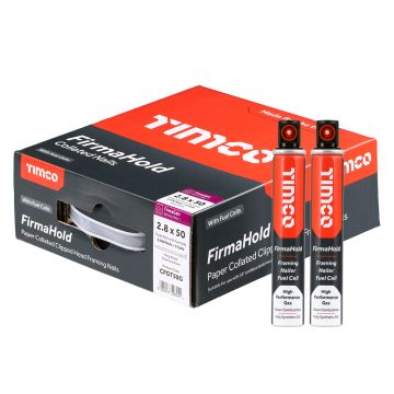 Timco Firmahold Clipped Head Nail & Gas 2.8 x 50 3300 Nails Per Box