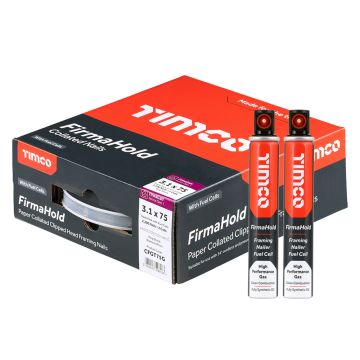 Timco Firmahold Clipped Head Nail & Gas 3.1 x 75 2200 Nails Per Box