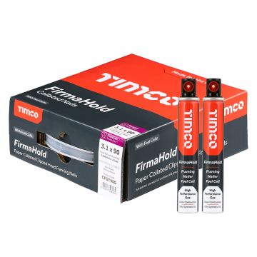 Timco Firmahold Clipped Head Nail & Gas 3.1 x 90 2200 Nails Per Box