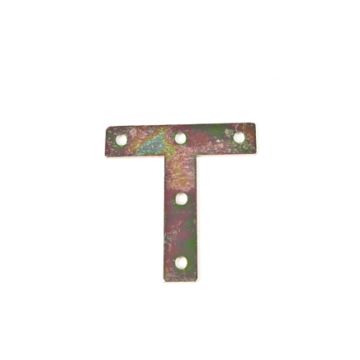 318 Tee Plate BZP 3" 