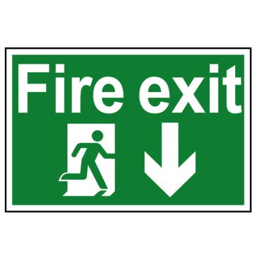 Scan Sign - Fire Exit SCA1503