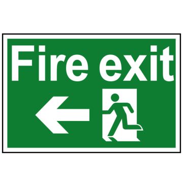 Scan Sign - Fire Exit SCA1506