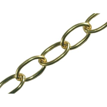 Faithfull Oval Pb Chain 2.3mm Per Metre FAICHOP23 