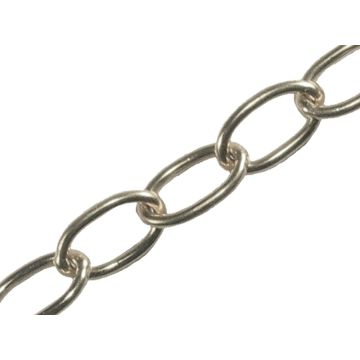 Faithfull Oval Chain Chrome 2.3mm Per Metre FAICHOC23 