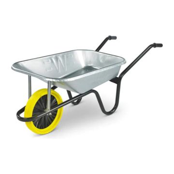 Walsall The Contractor 85L Galvanised Wheelbarrown with Puncture Proof Wheel