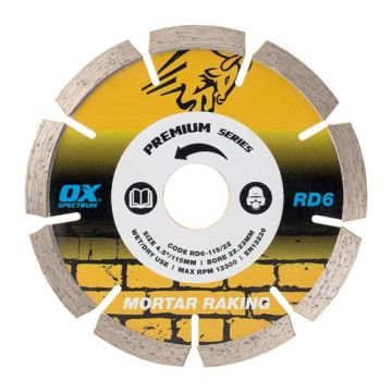 Spectrum Diamond Blade Pro Trade Mortar Rake RD6 115/22 