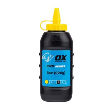 OX Pro Chalk Powder 8Oz Yellow OX-P025703 