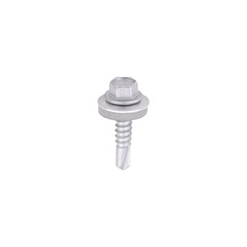 Timco Light Section Steel Screws (Box 100) With Washers 5.5 x 25