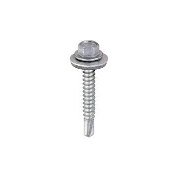 Timco Light Section Steel Screws (Box 100) With Washers 5.5 x 38