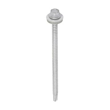 Timco Light Section Steel Screws (Box 100) With Washers 5.5 x 100
