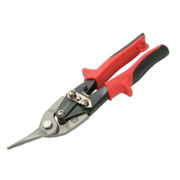 Faithfull C/Pound Aviation Snips Red Left Cut FAIAS10R