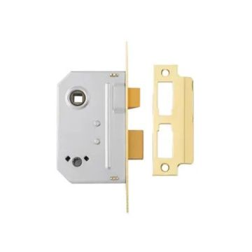 Yale Pm236 Bathroom Sashlock 2.5" P/Brass YALPM236PB25