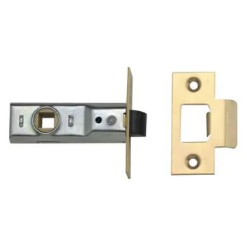 Yale Pm888 Tubular Mortice Latch 2.5" P/Brass YALPM888PB25