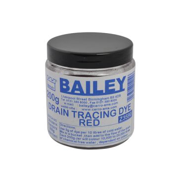 Bailey Drain Tracing Dye Red BAI3590 