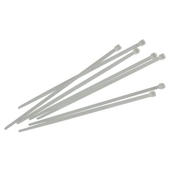 Cable Ties 150mm x 3.6mm White Pk 100 FAICT150W