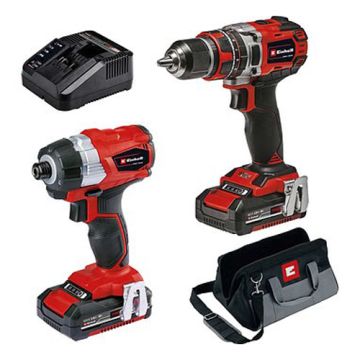 Einhell Power- x -Change 18V li-ion Combi & Drill Driver Twin Pk EINTECD18TD