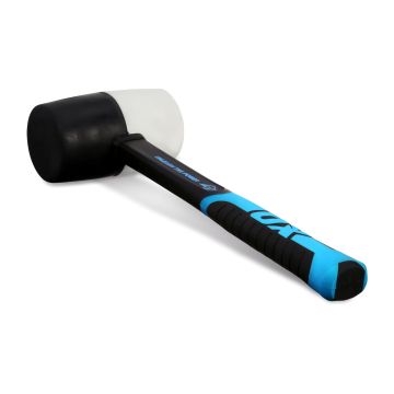 OX Trade Fibreglass Handle Combination Rubber Mallet 24oz