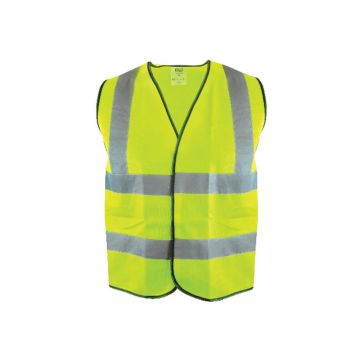Scan Hi-Vis Waistcoat Yellow LG 42-44" SCAWWHVWCL