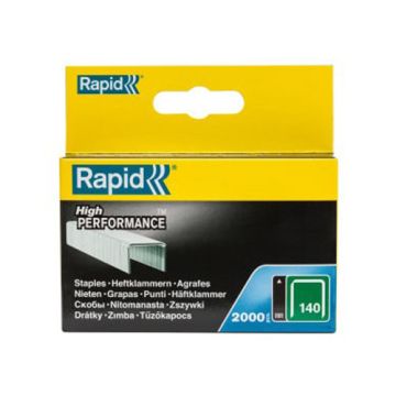 Rapid 140/6 6mm Galvanised Staples Box 2000