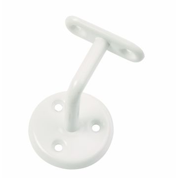 Dale Hardware White 63mm Handrail Bracket (x2)