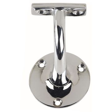 Dale Hardware Polished Chrome 63mm Handrail Bracket 