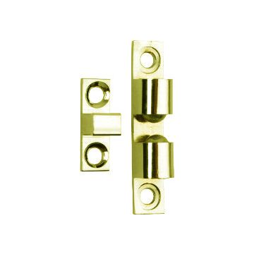 Dale Hardware Brass 43mm Double Ball Catch (x2) 