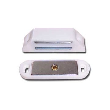 Dale Hardware White H/Duty Magnetic Catch 