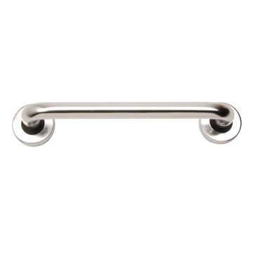 Dale Hardware SAA 229mm Round Bar Pull Handle on 19mm Dia. Rose 
