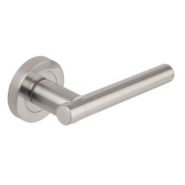 Dale Hardware Satin Chrome Sultan Lever on Round Rose 