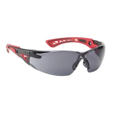 Bolle Rush + Platinum Safety Glasses Smoke