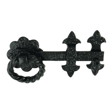 Dale Hardware Antique Fleur De Lys Twisted Gate Latch