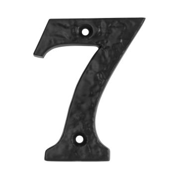 Dale Hardware Antique Wrought Iron 76mm Numeral 7
