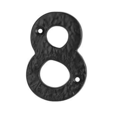 Dale Hardware Antique Wrought Iron 76mm Numeral 8