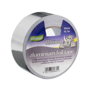 Ultratape RHino Aluminium Foil Tape 50mm x 45.7M   