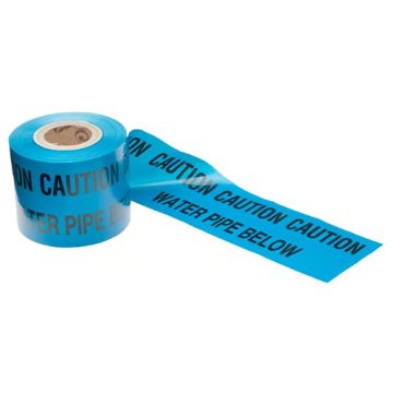 Ultratape Non-Detectable Underground Marker Tape 150mm x 365M"Water Pipe Below"