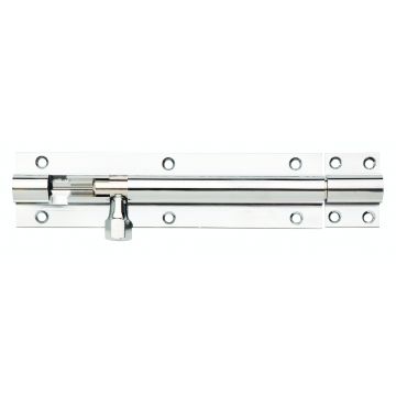 Dale Chrome 100mm Straight Barrel Bolt