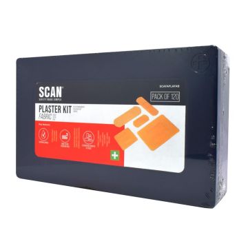 Scan Hypoallergenic Fabric Plasters (100 Assorted)