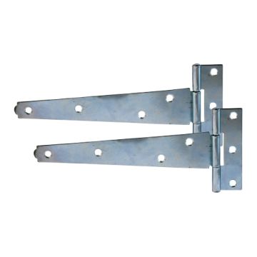 Timco Taurus Light Tee Hinge Pair Zinc 8" HGB