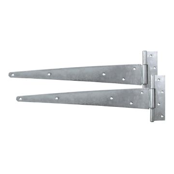 Timco Taurus Strong Tee Hinge Pair Galv 14" HGB