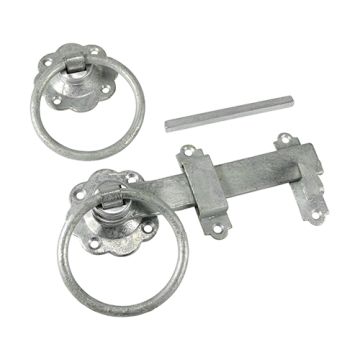 Timco Taurus Ring Gate Latch - Plain Galv 6" LCB