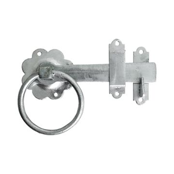 Timco Taurus Ring Gate Latch - Plain Galv 6" LCP