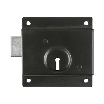 Timco Taurus Press Lock Black 4" GAP
