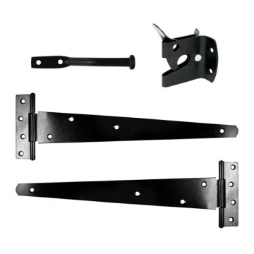 Timco Taurus Pedestrian Gate Kit Black 14" GAP